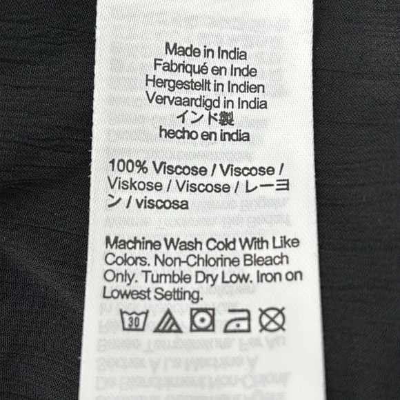 J. Crew Drapey ruffle tank top in black size S NWT CA610 - Picture 5 of 10